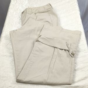 Tommy Hilfiger Men's Cream Cargo Pants